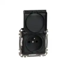 Schneider SEDNA zásuvka síťová 2P+PE 16A IP44 šroub. antracit