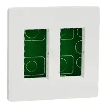 Schneider Unica System+ centrální jednotka 2x4 krabice modulů pod.omítku ; bílá