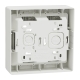 Schneider Unica System+ centrální jednotka 2x4 krabice moduly na.omítku ; bílá