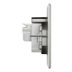 Schneider Unica System+ podlahová krabice XS 250V/16A IP44 kov čtvercová; šedá