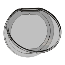 Schneider Unica System+ průhledný kryt IP42 pro stolní zásuvky