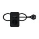 Schneider Unica System+ stolní box S se zásuvkou 250V/16A +USB A 3.1A; antracit