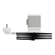 Schneider Unica System+ stolní box S se zásuvkou 250V/16A + USB A 3.1A; bílá