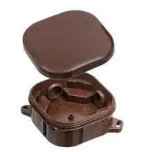 SEZ krabice na omítku A.0018BR 92x92x44mm IP54 ;hnědá