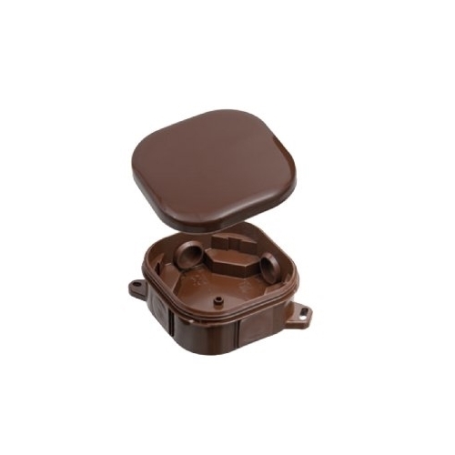 SEZ krabice na omítku A.0018BR 92x92x44mm IP54 ;hnědá