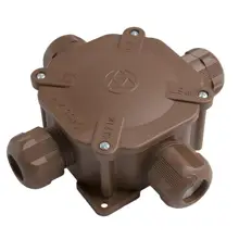 SEZ krabice na omítku ACIDUR 4mm 5-svorek IP67 6455-11 4.P/7 FUTURE ;hnědá