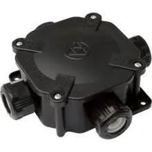 SEZ krabice na omítku ACIDUR 6mm 4-svorky IP67 6455-26 P/5 ;černá