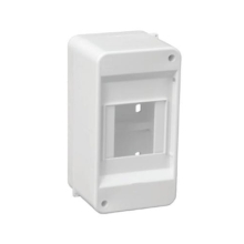 SEZ rozvodnice na omítku S-3DS 3mod. IPXX průhledná dvířka bílá