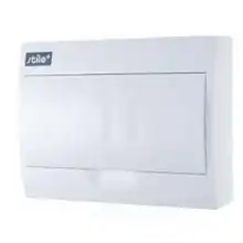 SEZ rozvodnice na omítku STILO STI470-18 18mod. IP30 plná dvířka bílá N/PE