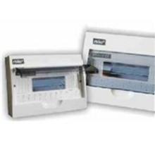 SEZ rozvodnice na omítku STILO STI615-12 12mod. IP30 průhledná dvířka bílá N/PE