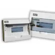 SEZ rozvodnice na omítku STILO STI615-12 12mod. IP30 průhledná dvířka bílá N/PE