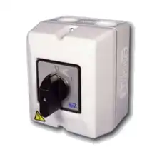 SEZ vačkový spínač 0-1 16A/3 v plast.krab.IP65 Kód:S16 JPD 1103 A6