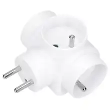 SOLIGHT adaptér rozbočovací 3x10A kulaté