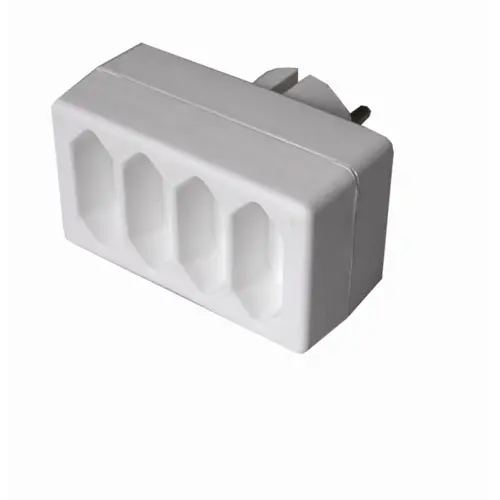 SOLIGHT adaptér rozbočovací 4x 2.5A bílá