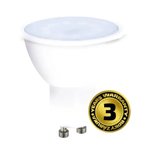 SOLIGHT LED reflektor PAR16 žárovka.bodová 3W/40W GU10 4000K 260lm bílá
