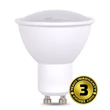 SOLIGHT LED reflektor PAR16 žárovka.bodová 7W/50W GU10 3000K. 400lm. bílá