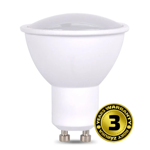 SOLIGHT LED reflektor PAR16 žárovka.bodová 7W/65W GU10 4000K 500lm bílá 120°