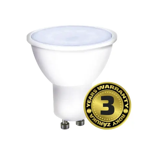 SOLIGHT LED reflektor PAR16 žárovka.bodová 7W/65W GU10 6000K 500lm bílá
