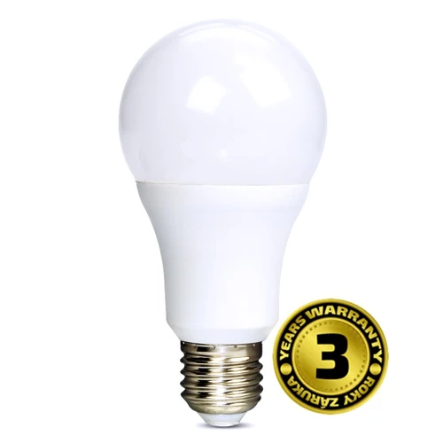 SOLIGHT LED žárovka A60 12W. E27. 4000K. 270°. 1320lm