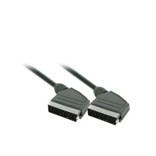 SOLIGHT mediální kabel AV rozbočovač scart-scart 21pin 1.5m EN02