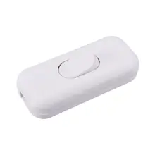 SOLIGHT mezišňůrový vypínač jednopólový průchozí bílý