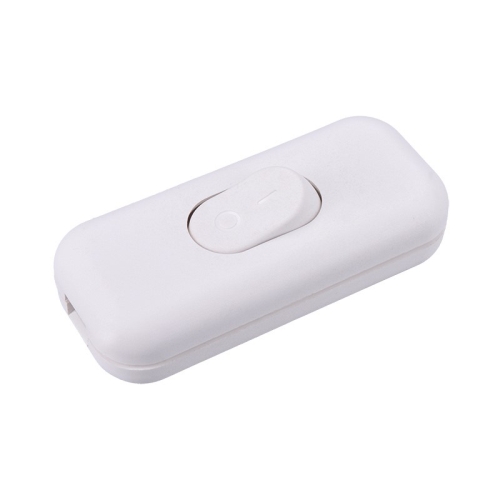 SOLIGHT mezišňůrový vypínač jednopólový průchozí bílý