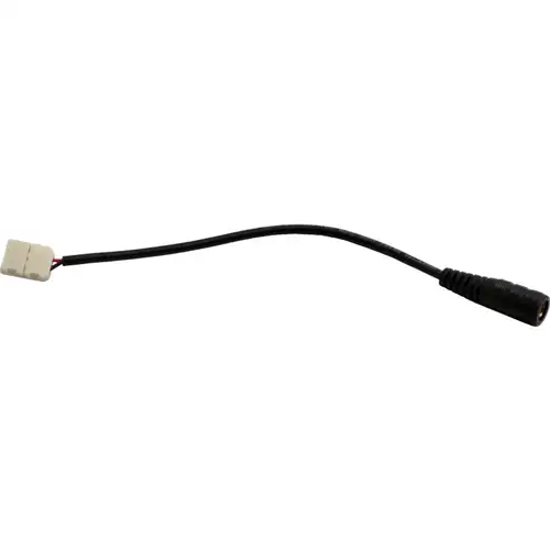 SOLIGHT napájecí konektor pro.LED.pásky 5.5mm zdířka - 8mm zacvakávací konek