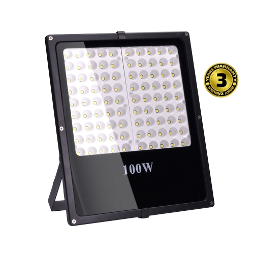 SOLIGHT reflektor (floodlight). 100W. 8500lm. AC 230V. černá˙