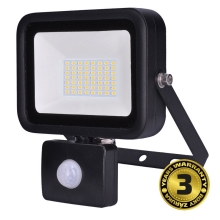 SOLIGHT reflektor (floodlight) PRO se senzorem, 50W, 4250lm, 5000K, IP44˙