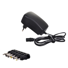 SOLIGHT univerzální síťový zdroj 2500mA stabilizovaný výměnné konektory