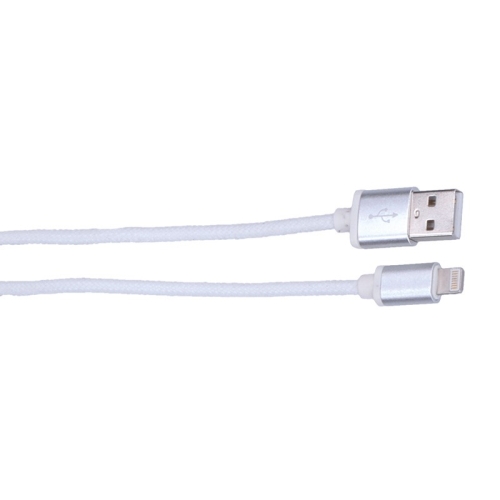 SOLIGHT USB kabel 2.0 A/M - Lightning konektor 1m bílý /iPhone, iPod, iPad