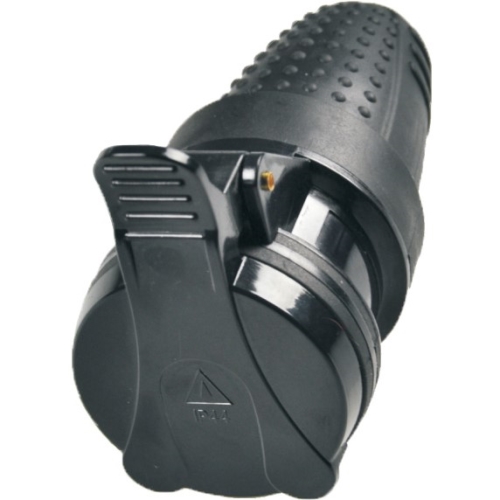 SOLIGHT zásuvka přímá gumová 230V 16A IP44