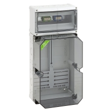 SPELSBERG rozvodnice na omítku ZKi 11 0mod. IP65 průhledná dvířka šedá N/PE