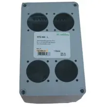 SPELSBERG zásuvková rozvodnice STG 004-L 0mod. IP44 plná dvířka šedá 4 otvory