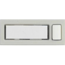 TESLA zvonkové tlačítko 4FK 461 02.10, šedá