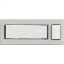 TESLA zvonkové tlačítko 4FK 461 02.10, šedá