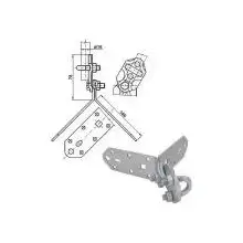 TREMIS držák."rohový" oddal.hromosv s kloub FeZn