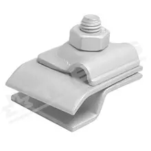 TREMIS hromosvodová svorka na okapové žlaby SOc zinek