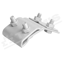 TREMIS hromosvodová svorka větší na okapné žlaby (oplech aj) SOa zinek