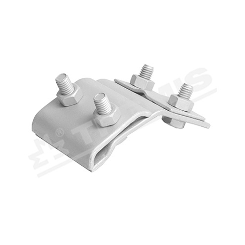 TREMIS hromosvodová svorka větší na okapné žlaby (oplech aj) SOa zinek