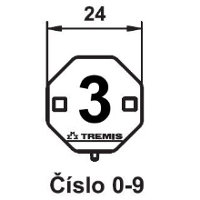 TREMIS štítek.označení číslo 3