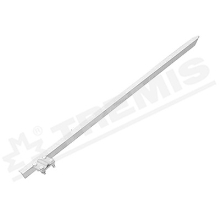 TREMIS zemnící tyč z T profilu ZT 1.0t 1000mm zinek