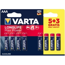 VARTA baterie alkalická MAX.POWER 4703 AAA/LR03 ; BL5+3