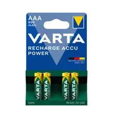 VARTA baterie nabíjecí NiMH 800mAh AAA/HR3/56703 ;BL4