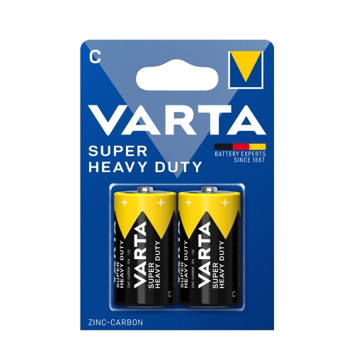 VARTA baterie zinko-uhlik. SUPER.HEAVY.DUTY 2014 C/R14 ;BL2