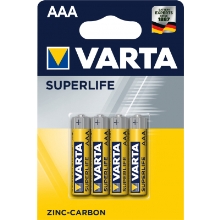 VARTA baterie zinko-uhlik. SUPERLIFE 2003 AAA/R03 ; BL4 /Bal.48ks/