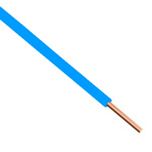 vodič pevný CY 2.5mm ;světle.modrá