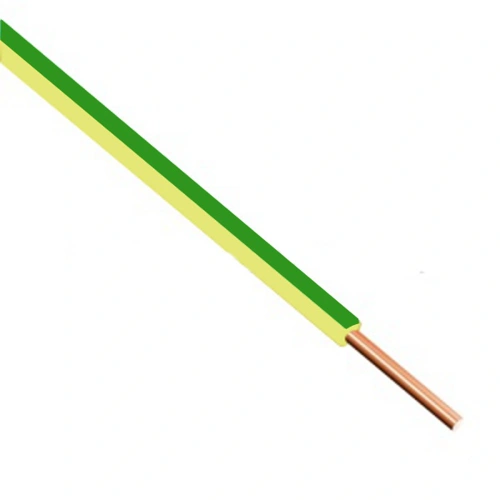 vodič pevný CY 2.5mm ;žlutozelená