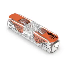 WAGO svorka instalační s páčkou 0.2-4 mm2 transp/oranž Kód:221-2411 ;bal.10ks