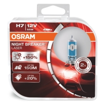 OSRAM autožárovka H7 NIGHT BREAKER LASER 64210NL 55W 12V PX26d HCBox-2ks